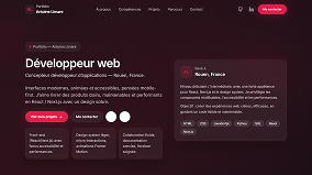 Projet portfolio cr&eacute;atif